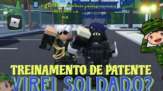 TREINAMENTO DE PATENTE  EXÉRCITO BRASILEIRO DO TEVEZ [upl. by Domel]