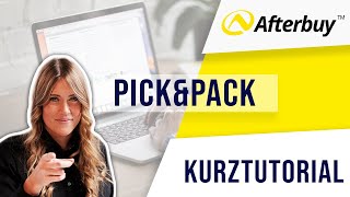 Afterbuy Pick amp Pack Kurztutorial  Kommissionierung und Lagerverwaltung [upl. by Kahle]