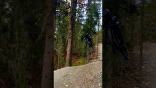 Bikepark 💯 bike mtb downhill jump leogang schladming bikelife bikestunt [upl. by Ainoz]