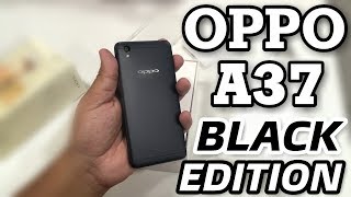 Oppo A37 Black Edition New Launch Unboxing amp First Look [upl. by Lerred397]