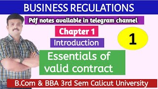 Business RegulationsChapter 1 introductionCalicut university third semesterMalayalam [upl. by Alieka61]