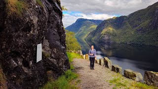 Stabbesteinsvegen på Osterøy Stabbesteinsveien stabbesteinsvegen Osterøy [upl. by Luebke]