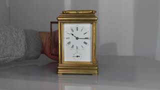 Petite Sonnerie Gorge Case Carriage Clock [upl. by Nirhtak]