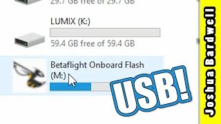 Betaflight Blackbox USB Mass Storage Accesss [upl. by Ade]