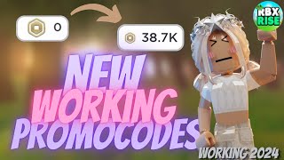 New Working Promocode 2024 Rbxrise [upl. by Ecnarrat243]