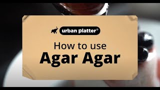 How to use Agar Agar Powder  PlantBased Gelatin Alternative  Perfect Thickening Agent for Dessert [upl. by Annaillil]