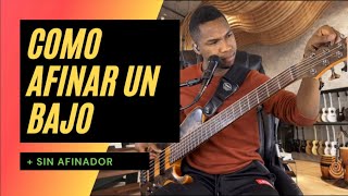 Cómo Afinar Un Bajo Eléctrico 🎸 Sin Afinador🤩 [upl. by Enelyahs]