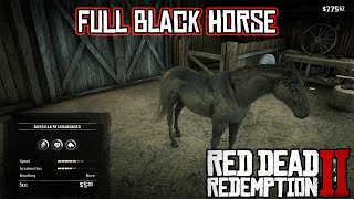 FULL BLACK HORSE HASIL CURIAN  RDR2 arthurmorgan rdr2 [upl. by Toddy]