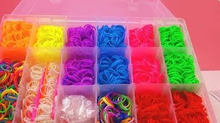 Loom Bands Kit von Ateamart Loom Bandz deutsch Unboxing für Rainbow Armbänder [upl. by Nilyac424]