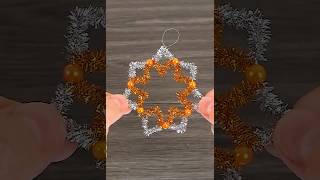 DIY Pipe Cleaner Snowflake [upl. by Moitoso]