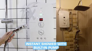 LIRLEE Tankless Heater with Pump Instant Shower [upl. by Fin]