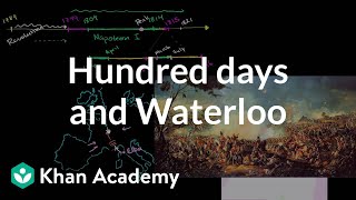 Hundred days and Waterloo  World history  Khan Academy [upl. by Nylg]