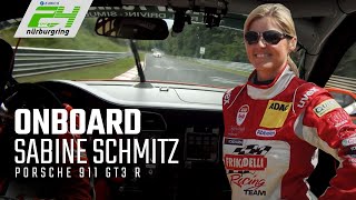 Sabine Schmitz  Onboard  Porsche 911 GT3 R  Frikadelli Racing Team  VLN 2014 [upl. by Cruz]