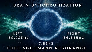 Schumann Resonance Pure Frequency 783hz for BRAIN SYNCHRONIZATION Meditation binauralbeats [upl. by Lear]