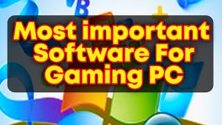 All in one runtime most important Software for Gaming PC [upl. by Ilrebma644]