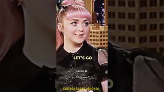 Maisie Williams e Jimmy fallon TROLOU o Público [upl. by Tenner]