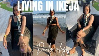 Living In Ikeja  Skincare Routine  Paradise Beach Hangout  Ferries Wheel Ride  2024 Vlogs [upl. by Philipps503]