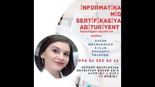 DƏRS6VİDEO VƏ SƏS İNFORMASİYASININ HƏCMİNİN HESABLANMASI İNFORMATİKA MÜƏLLİMİAYGÜN MƏCNUNZADƏ [upl. by Ayimat]