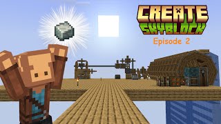 The Andesite Age  Create Skyblock Ep2 [upl. by Anette]