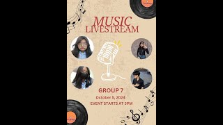 Group 7 Music Live stream 101 [upl. by Yecies]