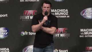 Fight Night Manchester QampA with Chael Sonnen [upl. by Ainaznat]