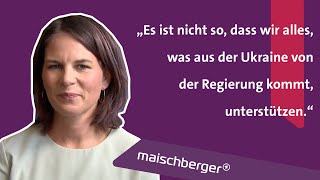 Bundesaußenministerin Annalena Baerbock B‘90Grüne über die UNGeneralversammlung  maischberger [upl. by Ikoek]