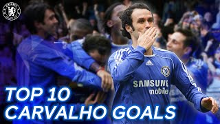 Top 10 Ricardo Carvalho Goals  Chelsea Tops [upl. by Titos269]