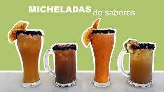 ¿Cómo preparar micheladas de sabores con fruta natural [upl. by Rhonda]