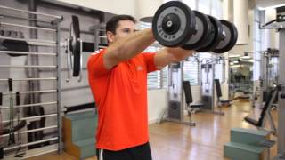 Dumbbell Front Raise  Shoulders Exercise [upl. by Duke]