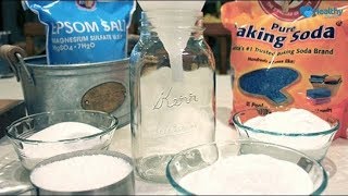 How to Make A Detox Foot Soak At Home to Flush Toxins  Healthy Channel [upl. by Ramo160]