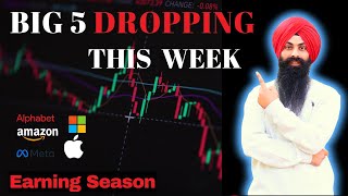 Big 5 Stocks Drop Earnings Next Week  Stock Market Weekly Preview in Punjabi [upl. by Carine]