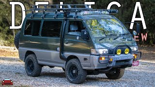 1992 Mitsubishi Delica L300 Starwagon Review  A JDM Camper Van [upl. by Marlette]