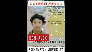 🎉🎉 Congratulations 🎉🎉🎉 Don Alex [upl. by Aleunam]