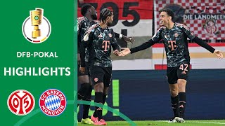 Musiala Hattrick  1 FSV Mainz 05 vs FC Bayern München 04  Highlights  DFBPokal 2 Round [upl. by Witt]