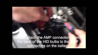 H8H9H11 Single Beam HID Kit installation [upl. by Mont873]