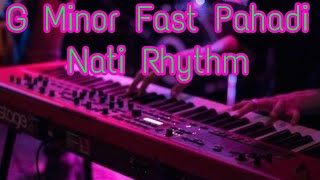 G Minor Scale Fast Pahadi Nati Rhythm Loop [upl. by Healey576]