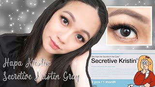 New Color Hapa Kristin Secretive Kristin Gray Review and Close Up [upl. by Lyndsey]