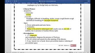 Chapter 5 Retropharyngeal Abscess Part 2 [upl. by Egon]