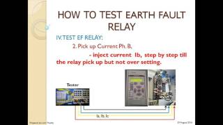 How to test earth fault relay [upl. by Ellac664]