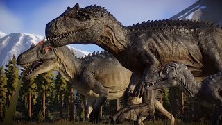 The Allosaurus Family  Jurassic World Evolution 2 [upl. by Mikal]