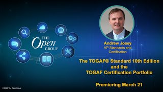 The TOGAF® Standard 10th Edition and the TOGAF Certification Portfolio [upl. by Eisiam325]