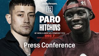 LIAM PARO VS RICHARDSON HITCHINS PRESS CONFERENCE LIVESTREAM [upl. by Yl]