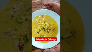 Mango Rasmalai  Rossomalai  Rasmalai Recipe [upl. by Sire]