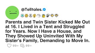 Parents and Twin Sister Kicked Me Out at 16 I Lived in a Tent and Struggled for Years Now I [upl. by Ahcrop]