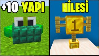 \u00100 GERÇEK OLAN YAPI HİLELERİ  Minecraft [upl. by Harneen]