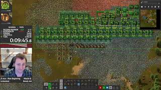 Factorio 100 Speedrun in 42606 All Achievements [upl. by Killam928]