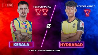 KERALA BLASTERS FC vs HYDERABAD FC LIVE  ISL 202425 KeralaBlastersFC HyderabadFC ISL [upl. by Stanton962]