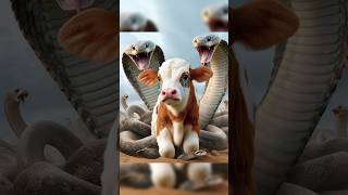 cow and snake video 🥹 youtubeshorts shorts video avengers cow snake ytshorts [upl. by Ennyrb539]