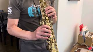 253xxx Selmer Mark VI Soprano Saxophone Demo wwwdcsaxcom [upl. by Nevad166]