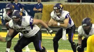 UNI Football vs NDSU  Oct 10 2015  first half highlights [upl. by Rosetta]